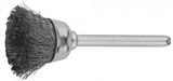 Щетка ЗУБР кистевая, нержавеющая сталь, на шпильке, d 15x3,2мм, L 42мм, 1шт