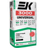 Клей для плитки и керамогранита EK 3000 UNIVERSAL 25кг (50) (1,2МПа)