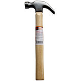 Молоток-гвоздодер деревянная ручка 450гр (6шт/уп, 36шт/кор) Turbolux 91069