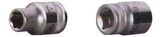 Торцовая головка KRAFTOOL "INDUSTRIE QUALITAT", Cr-V, SUPER-LOCK, хромосатинированная, 1/2", 13 мм