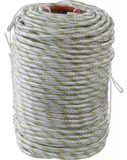 Фал плетёный капроновый СИБИН 24-прядный с капроновым сердечником, диаметр 10 мм, бухта 100 м, 1300