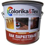 Лак паркетный алкидно-уретановый 2,7 л глянцевый "Colorika&Tex", 4шт/уп