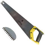 Ножовка по дереву 500мм, 2-х комп. ручка, зак.унив.зуб, 7TPI Turbolux 92173