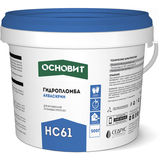 Гидропломба ОСНОВИТ АКВАСКРИН HC61 0,5кг (12) для внутр. и наруж. работ